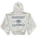 President Raspberry Hoodie – White

