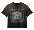 Gold+Vintage Gallery Raspberry Hills Balance Van Halen Black Tee
