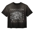 Gold+Vintage Gallery Raspberry Hills Balance Van Halen Black Tee

