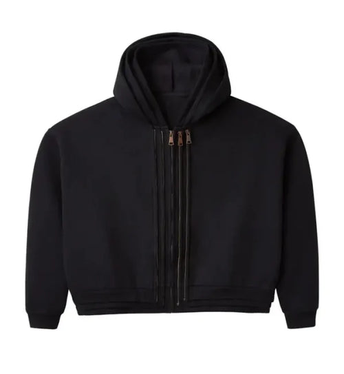 Gold+Vintage Gallery Raspberry Hills ‘Black’ 3 Splice Zip-Up