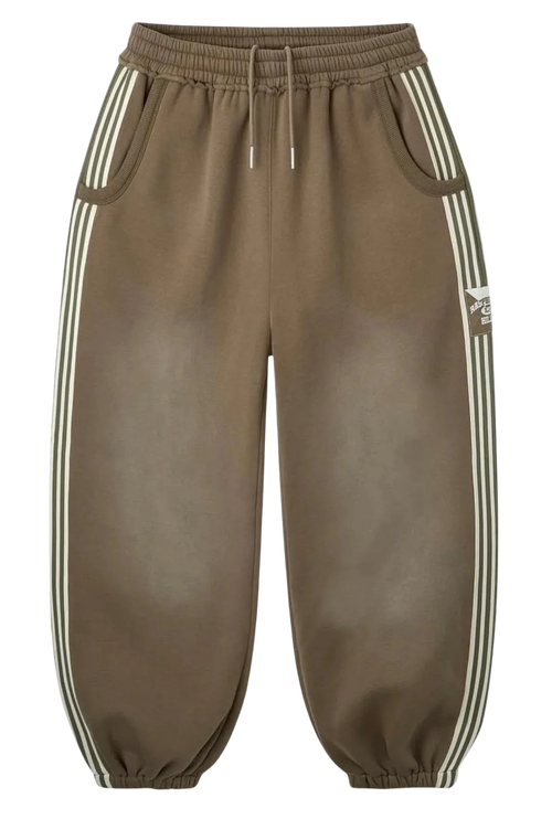 Gold+Vintage Gallery Raspberry Hills ‘Coffee’ Lil Leon Scrunch Sweats
