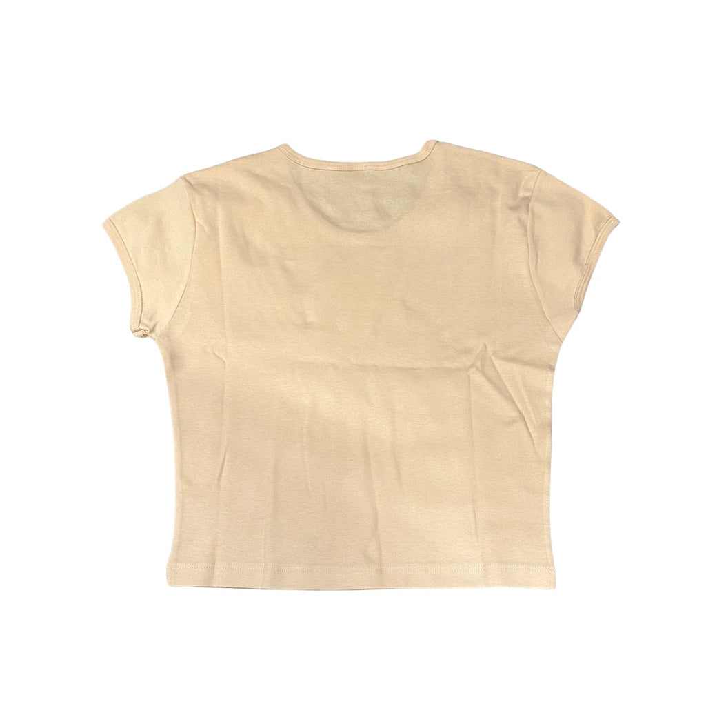Gold+Vintage Gallery Raspberry Hills ‘Glenci’ Cream Womens Tee