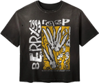 Gold+Vintage Raspberry Hills Code 77 Black Tee
