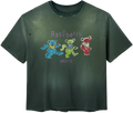 Gold+Vintage Raspberry Hills Grateful Berry Green Tee