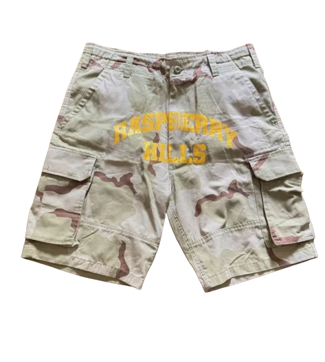 Raspberry Hills Light Camo Shorts
